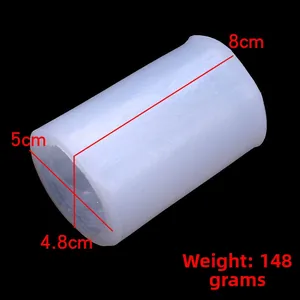 Silicone DIY dress mold, 8cm height and 5cm diameter, for resin casting and clay crafts