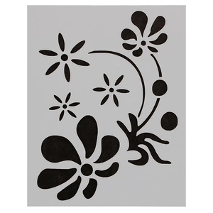 DIY mandala painting stencils with floral patterns for scrapbooking and wall decor