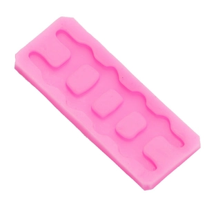 Roze siliconen hekvorm voor taartdecoratie en DIY fondant en chocolade vormen