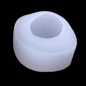 3D lemon fruit silicone mold for candle making with clear 8.3x6.3x5.6cm dimensions