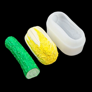 Realistische Gemüseform Silikonform Für Chinakohl Gurke Aromatherapie Kerze Gips Schokolade Mousse Kuchen DIY Backwerkzeug