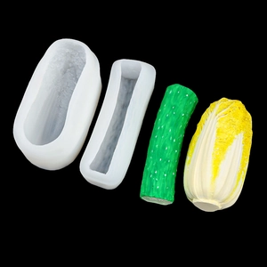 Silikonformen in Kohl- und Gurkenform für realistische 3D Schokolade oder Kerzen