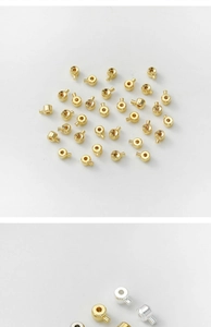 Polierte 14K Gold und Silber DIY Schmuckverschlüsse für Halsketten und Armbänder