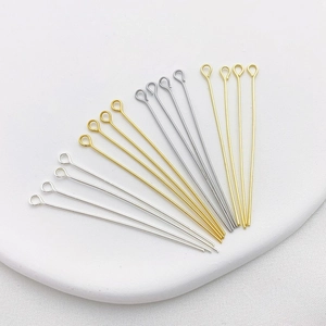 Handgefertigte 14K Gold gefüllte Ösenstifte für DIY-Schmuckherstellung in Gold und Silber