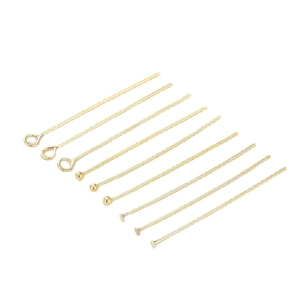 14K goldgefüllte Kopfstifte und Ösenstifte für DIY-Schmuckherstellung Zubehör