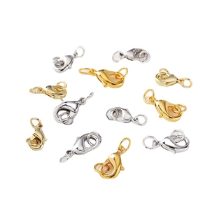 14K Gold gefüllte und silberne Karabinerverschlüsse mit Ringen für Schmuckherstellung