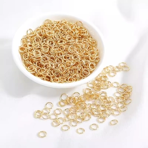 14K vergoldete Biegeringe für DIY-Schmuckherstellung von Halsketten und Armbändern