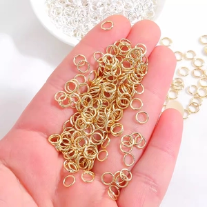 14K vergoldete und silberne Binderinge für DIY Schmuckherstellung Handwerk Zubehör