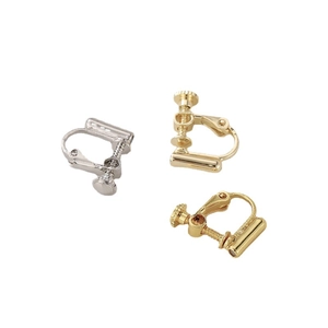 Convertitori per orecchini a clip con chiusura a vite in oro 14k color argento e oro