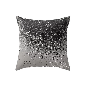 Modern Nordic minimalist gradient shimmer pattern polyester square pillowcase for sofa decor