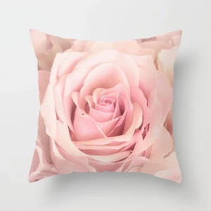 American style rose pattern throw pillow cover for home sofa soft decorative cushion case