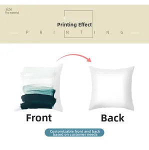 Detail view of the printing effect and front-back contrast of the geometric pillowcase