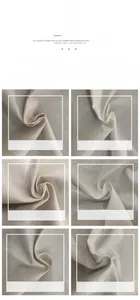 Texture details of pink feather pillowcase fabrics including linen and waterproof polyester