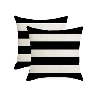 Outdoor Waterproof Decorative Pillow Covers Modern Geometric Stripe Houndstooth Square Cushion Case For Sofa Couch Chair Home Decor