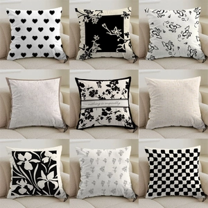 French Luxury Cream Style Cushion Cover Soft Short Plush Decorative Pillowcase For Sofa Living Room Bedroom Home Decor