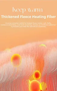 Macro shot of warm orange thickened heat-fiber fabric with soft rabbit fur texture