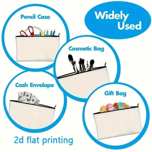 Detailed guide for 2D flat printing on versatile canvas zipper pouches for DIY customization