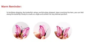Macro detail showing how to fold 3D butterfly wings for a lifelike decorative effect