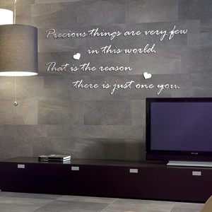3D Mirror Acrylic Wall Sticker English Precious Quote Literary Sentence Self Adhesive Decor For Living Room Bedroom Office