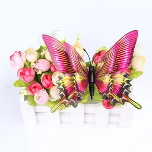 Sticker papillon 3D magnétique double couche pour la décoration de la maison