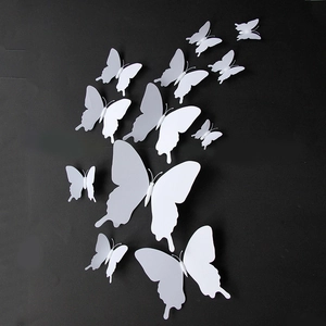 3D Butterfly Wall Stickers PVC DIY Decorative Butterflies For Home Bedroom Wedding Party Decor And Photography Props