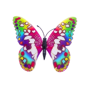 Glow in the dark 3D butterfly wall stickers for children room decoration in colorful shades