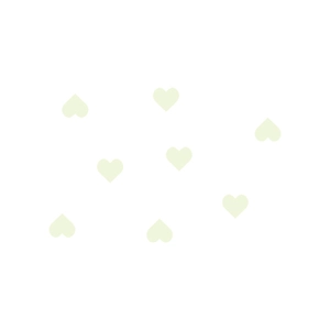 Luminous blue heart wall stickers for children bedroom decoration on white background