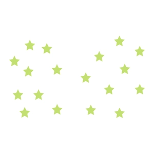Glow in the dark star stickers for kids wall decor, DIY fluorescent adhesive wall decals