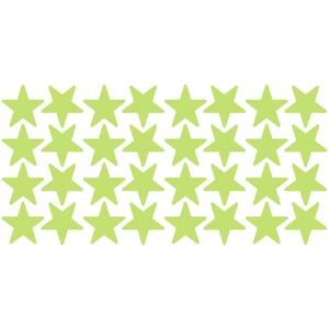 Glow in the dark star wall stickers set with 32 pieces for kids bedroom decor