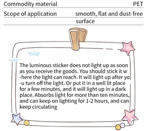 Detailed PET luminous arrow sticker specification guide for smooth and dust-free surfaces
