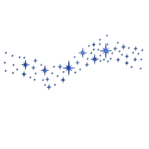 Stickers muraux étoiles 3D en acrylique bleu miroir pour décoration de plafond et chambre