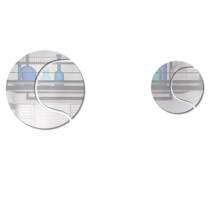 Macro detail of volleyball mirror acrylic wall stickers with reflective surface finish