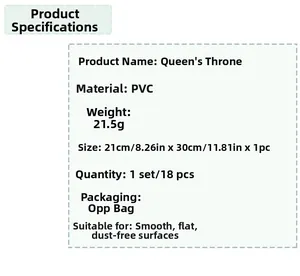 Detailed specifications of waterproof PVC toilet seat stickers for smooth surfaces