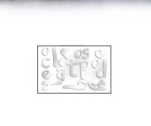 Guide des dimensions détaillées pour stickers muraux acryliques avec motifs de cœur