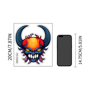Luminous Halloween monster wall sticker PH-YG066 with 20cm size reference for decor