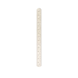 Nordic wooden wall-mounted growth chart for kids measuring height from 50cm to 200cm