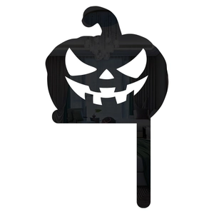 3D acrylic mirror pumpkin wall sticker for Halloween door frame and light switch decoration