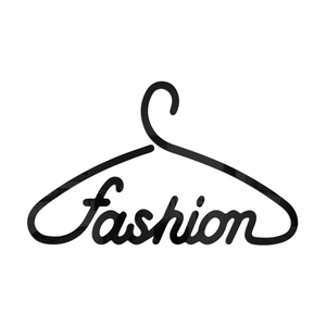 Modern black acrylic mirror wall sticker featuring a fashion hanger design for home decor