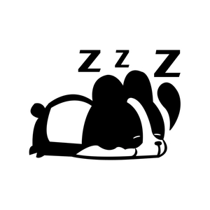 Sticker mural chiot endormi minimaliste pour chambre et salon décoration d'interrupteur