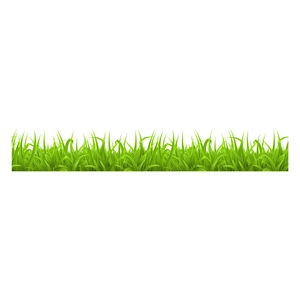 Vibrant green grass wall stickers for bedroom living room home wall decorations