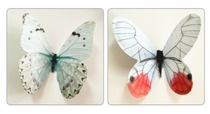 3D realistic colorful butterfly wall stickers for living room and bedroom home decoration