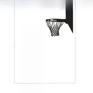 Sticker mural silhouette basketball dimensions 121cm de large et 90cm de haut
