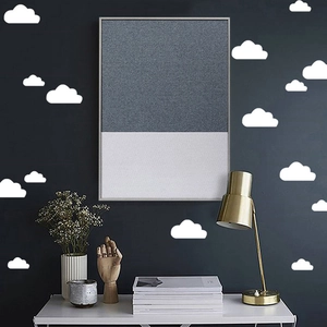 Cloud Wall Stickers Removable PVC Vinyl Nordic Minimalist Style Kids Nursery Room Decor Self-Adhesive Wall Decals DIY Art