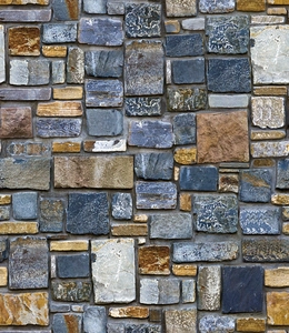 Self-adhesive 3D stone brick wall wallpaper with vintage faux textured mineral pattern