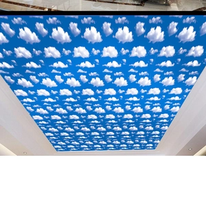 Blue sky and white clouds self-adhesive ceiling wallpaper for home decoration