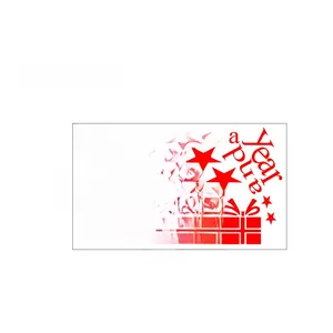 Detailansicht der Merry Christmas Wandtattoo mit Maßen 43x24cm und Sternmotiven