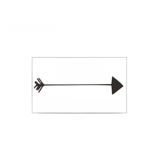 Detail showing Little Man Cave wall sticker dimensions 57cm wide by 33.8cm high