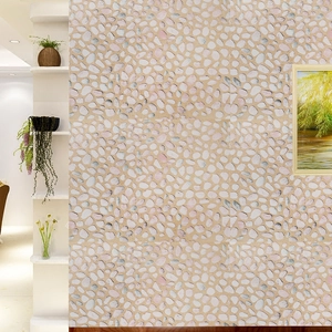 3D pebble stone textured self-adhesive wallpaper for home interior wall decoration