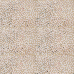 Detail showing seamless 3D pebble pattern wallpaper for furniture renovation in beige tones