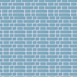Self-adhesive blue brick pattern wallpaper for living room and bedroom decor